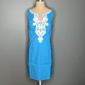 NWT Lilly Pulitzer Gabby Stretch Shift - Bondi Blue - Size 14